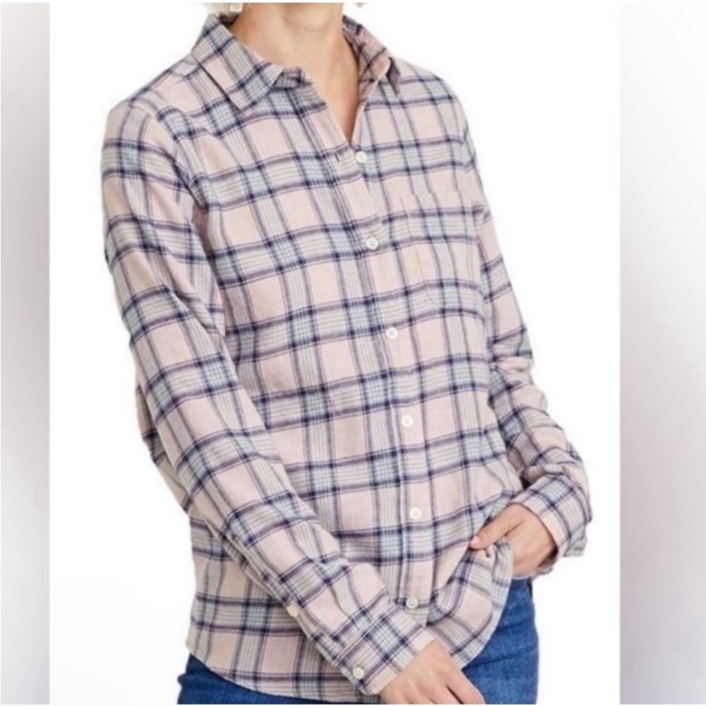 Marine Layer Natalie Cozy Flannel Shirt size extra small